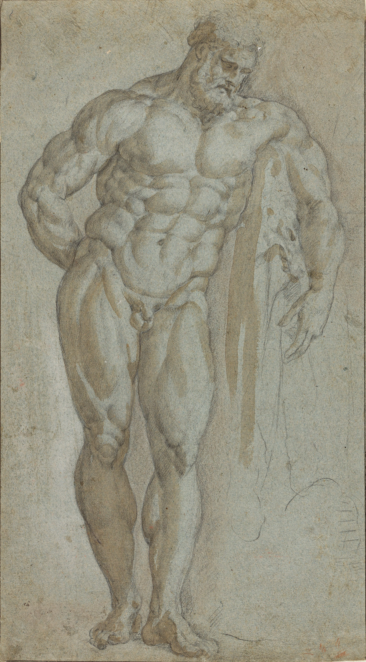 GIORGIO GHISI (FOLLOWER OF) (Mantua 1520-1582 Mantua) The Farnese Hercules.